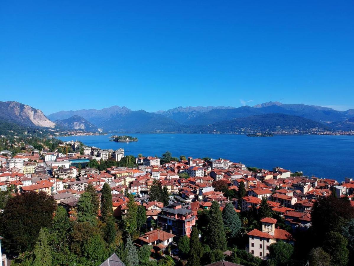 L'Ortensia Della Villa Isabella, Camera Con Vista Lago, Balcone Sul Parco E Bagno Esclusivo All'Esterno Della Camera Stresa Eksteriør billede