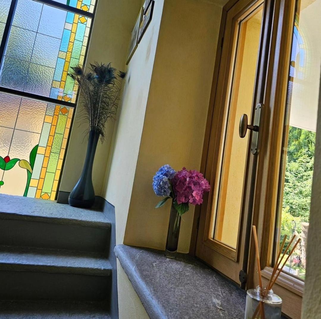 L'Ortensia Della Villa Isabella, Camera Con Vista Lago, Balcone Sul Parco E Bagno Esclusivo All'Esterno Della Camera Stresa Eksteriør billede