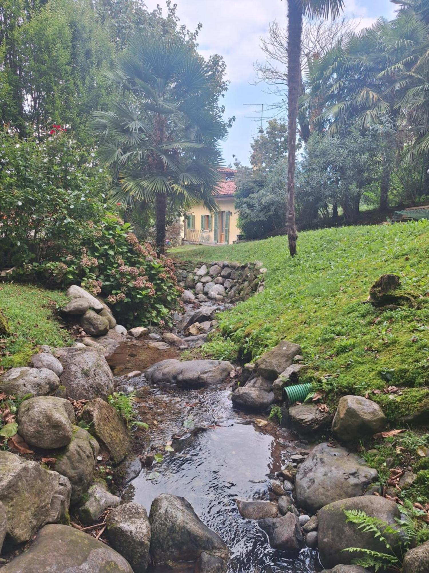 L'Ortensia Della Villa Isabella, Camera Con Vista Lago, Balcone Sul Parco E Bagno Esclusivo All'Esterno Della Camera Stresa Eksteriør billede